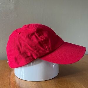 Vibrant Red Baseball Cap